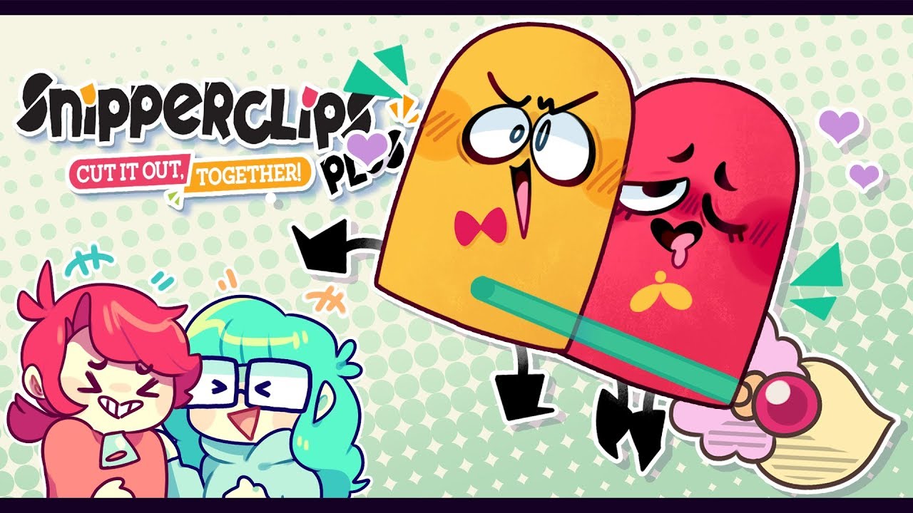 Snipperclips let's play on Nintendo Switch by Dalton and Emi of Jal...