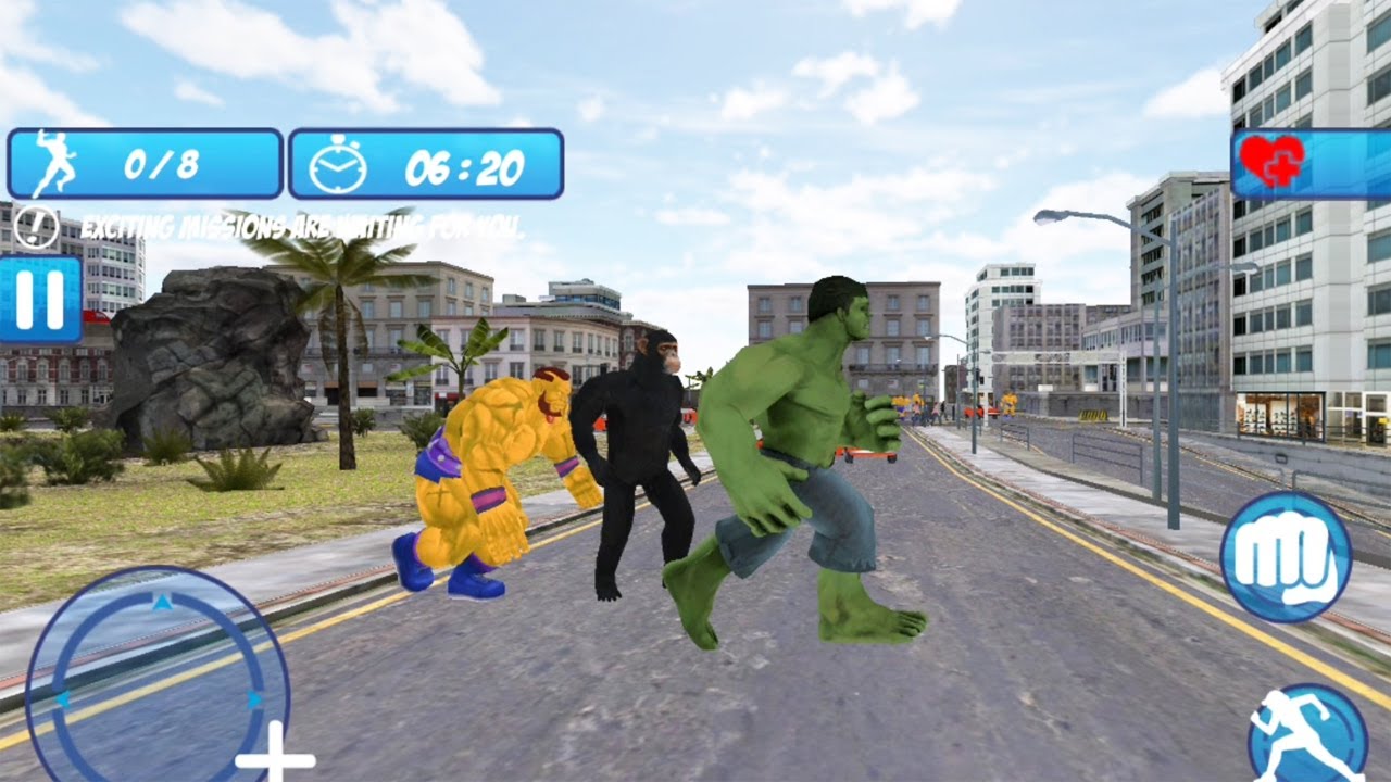 Incredible Monster hero & Batman Flying Hero City Rescue | Monster Hero Transformation - GamePlay