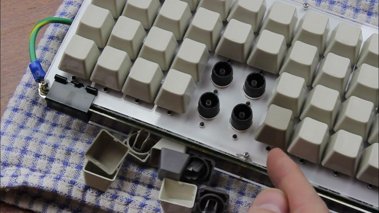 OrthoBS keyboard review (IBM capacitive buckling springs) YouTube