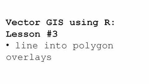 GIS and R - lines to polygons