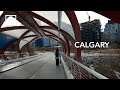 🇨🇦 Ambient Street Videography Calgary Alberta 🚋 Canada On Film