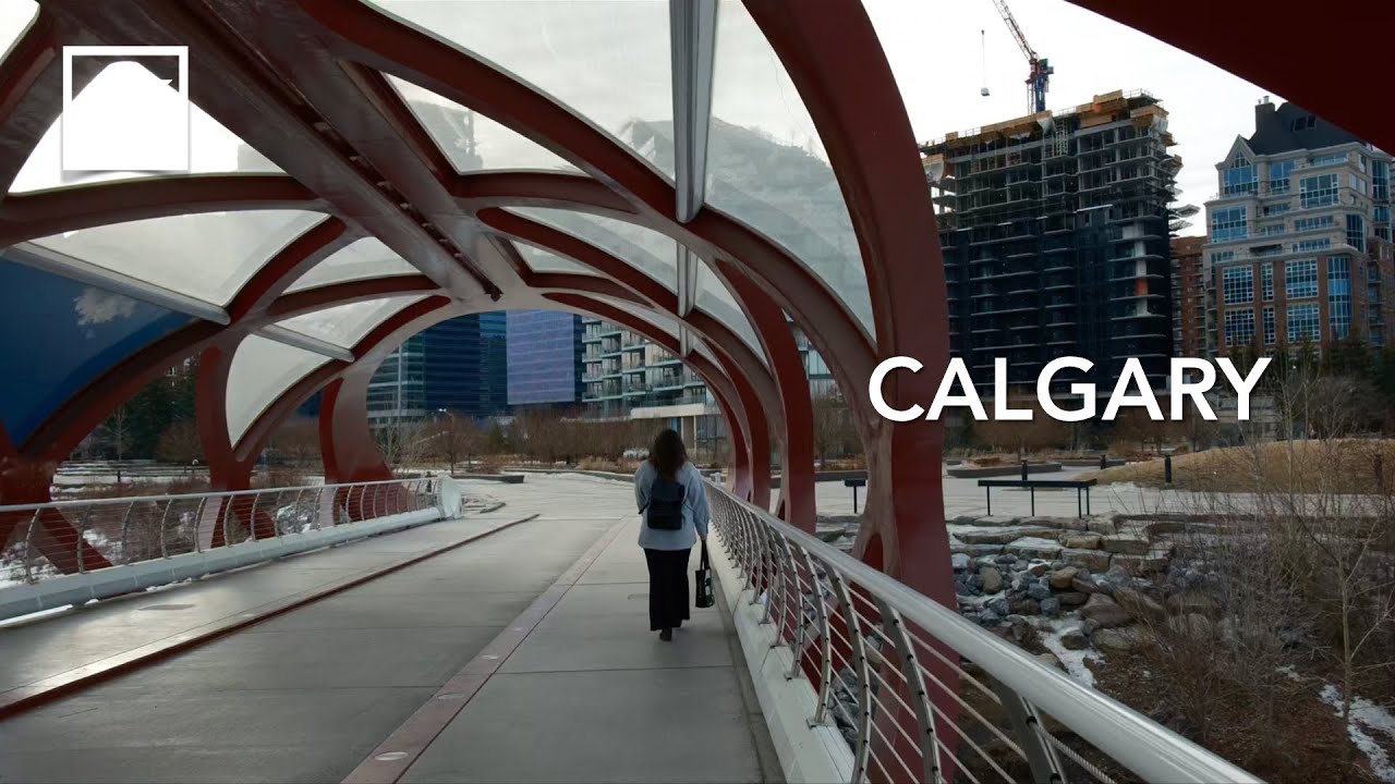 🇨🇦 Ambient Street Videography Calgary Alberta 🚋 Canada On Film
