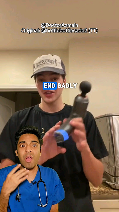 🚫💪 How NOT to use a Massage Machine 😵 Doctor Explains Triceps Reflex #shortswithcamilla