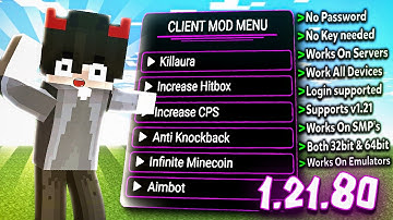 The *BEST* Hack Client for MCPE 1.21.80+ | Real Ore Xray 🤯