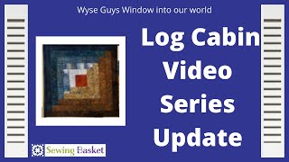 Learn to make Log Cabin Quilt Blocks.  Update to our online tutorial making log cabin quilt blocks