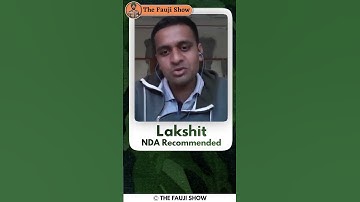 Mindset of an aspirant preparing for SSB !! ft NDA Recommended Candidate Lakshit #ssb