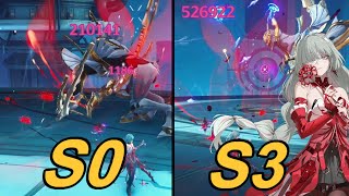 From S0 to S3! Phrolova damage showcase through her teams and weapons | Wuthering Waves 2.5