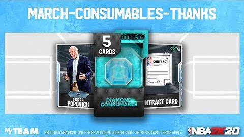 NBA 2k20 Myteam NEW LOCKER CODE!!!