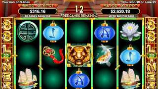 Lucky Tiger free spins screenshot 1