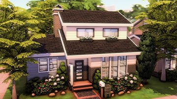 Base Game Starter Home 🏡 The Sims 4 Speed Build | No CC