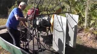 Launching Airboat Into The Marsh With David Gore