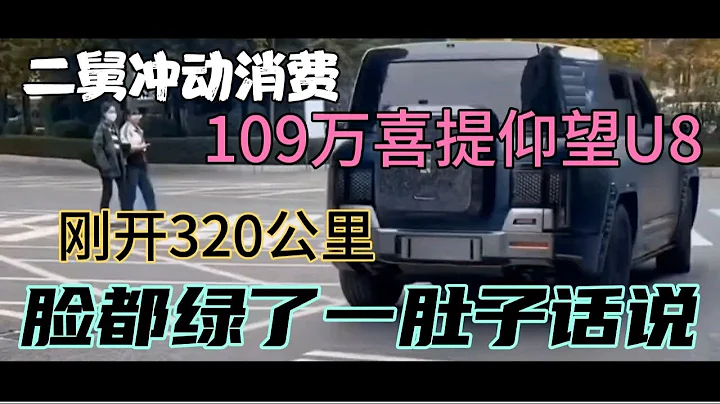 二舅冲动消费109万喜提仰望U8，刚开320公里，一肚子话要说 - 天天要闻