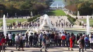 20171015參觀巴黎凡爾賽宮後花園之音樂噴泉 