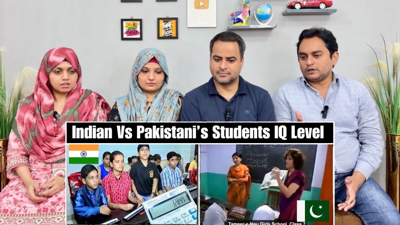 Indian Students IQ Level Vs Pakistani Students IQ Level | Indian Vs Pakistani's Students | Reaction!