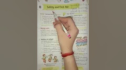 Resource Class-3rd-Science-Chapter 8- Safety And First Aid