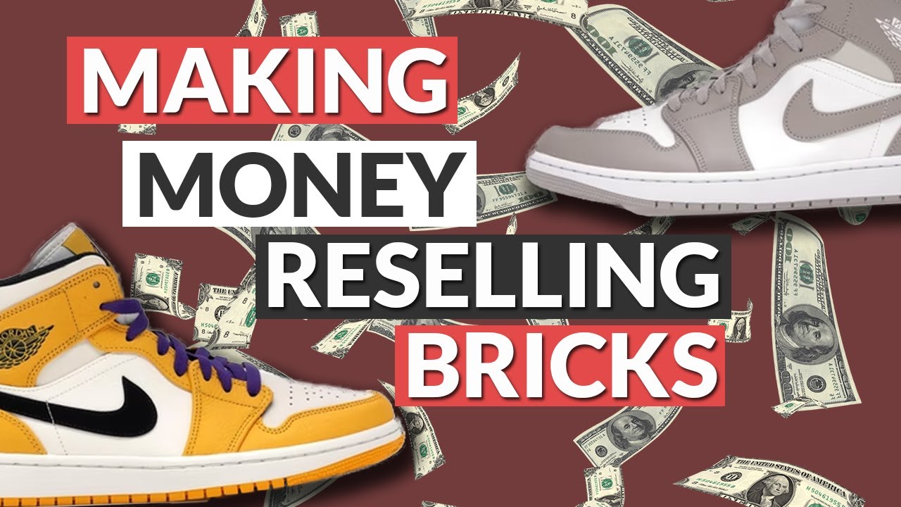 How To Make CRAZY Profits By Reselling Brick Sneakers! Brick Flipping