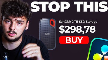 How I Save STORAGE and MONEY in Davinci Resolve