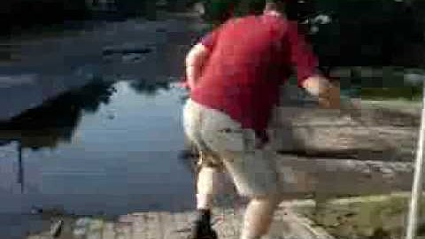Fat Kid Parkour Fail