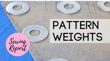Cheap + Easy Pattern Weights from Home Depot | SEWING REPORT