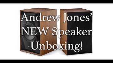 Andrew Jones UNBOXING his NEW MoFi speaker +  INTERVIEW