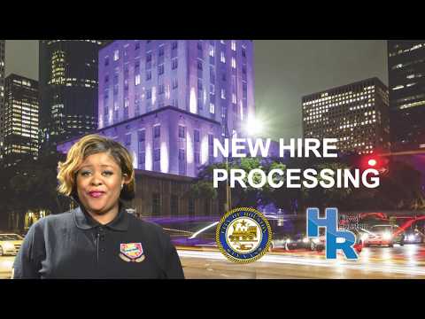 City of Houston New Hire Processing Video