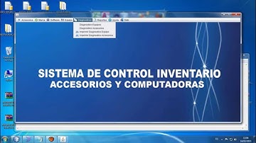 SISTEMA DE INVENTARIO COMPUTADORA JAVA CON MYSQL
