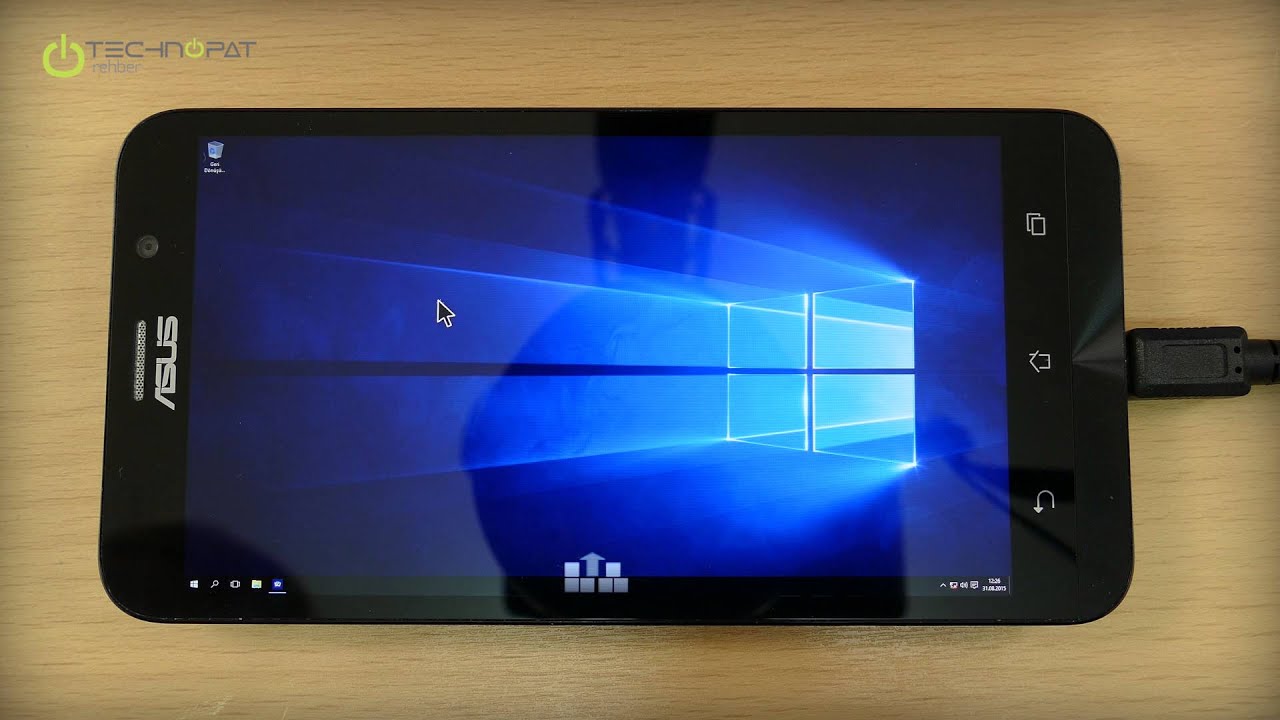 ASUS Zenfone 2'de Windows 10 Ã‡alÄ±ÅŸtÄ±rÄ±yoruz - YouTube