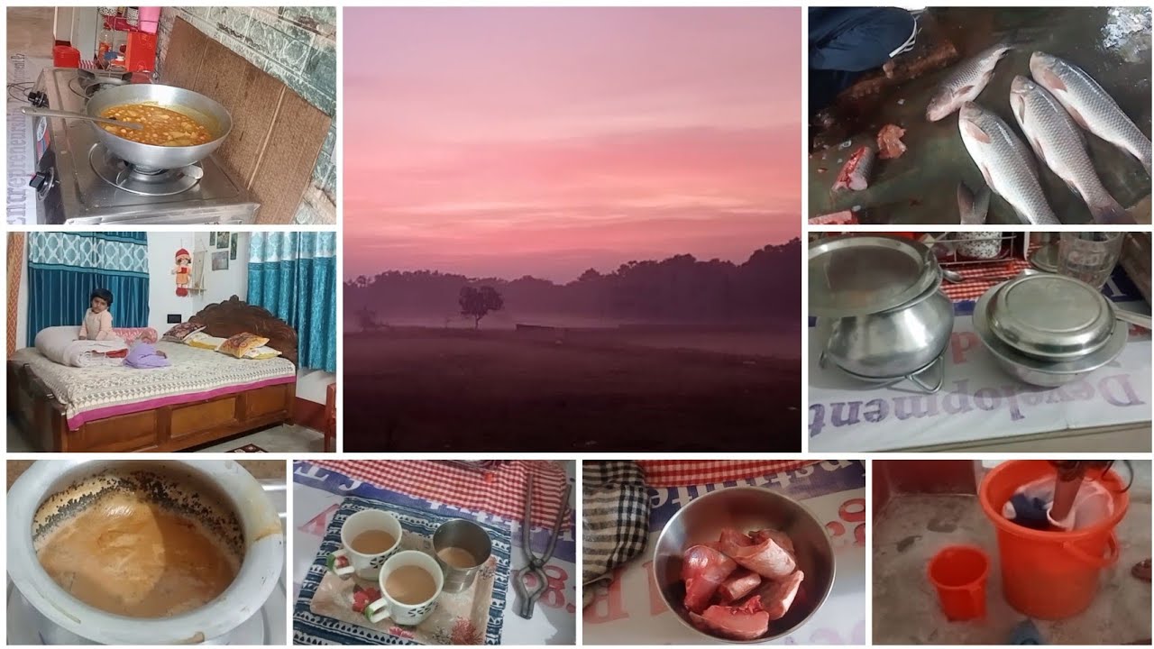 ছুটির দিনেও সকাল থেকে রাত পর্যন্ত যেভাবে 🏡 ঘরবাড়ি পরিষ্কার থেকে বাজারহাট আমি গুছিয়ে করে নিই ✅#vlog