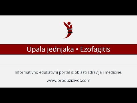 Upala jednjaka • Ezofagitis