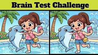 Spot The Differences Brain Test | Find All 3 Hidden Differences In 90 Seconds