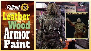 Fallout 76 Limited Rewards | Ghillie Light, Heavy and Sturdy Leather Armor Paint! (Season 1 Rank 12)