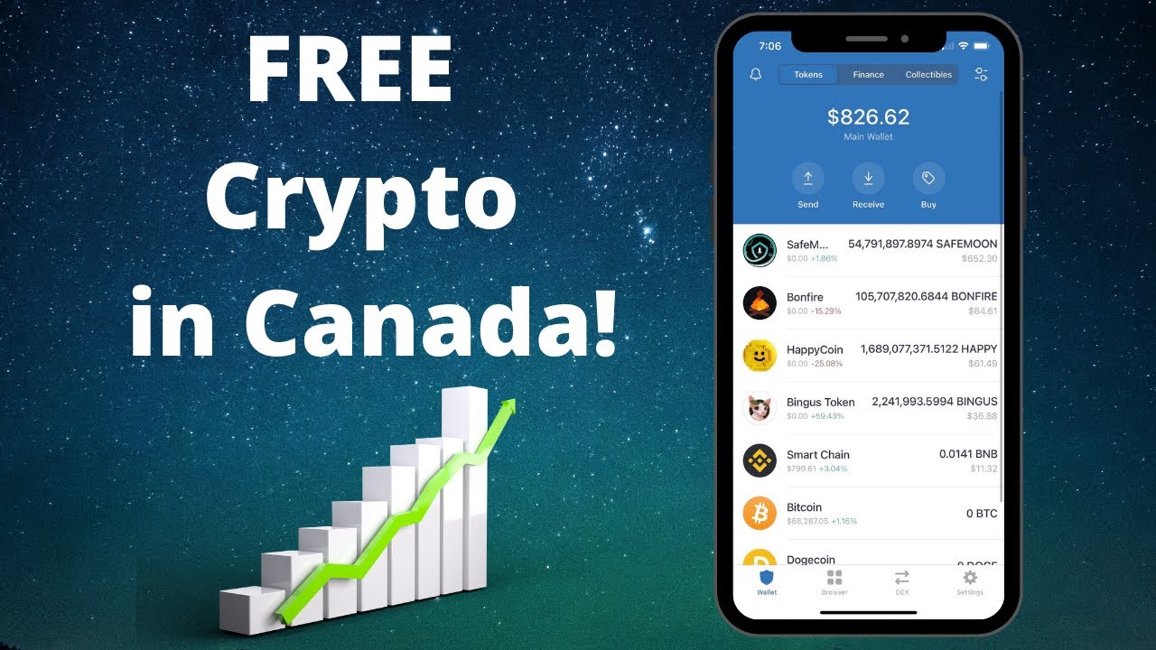 How To Get FREE Cryptocurrency in CANADA! Bitcoin, Ethereum, Dogecoin,  Safemoon