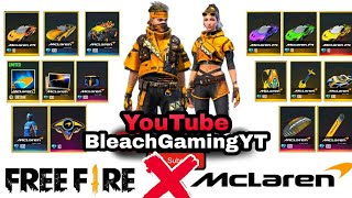 Evento De Mclaren Todos Los Objetos De La Colaboracion Con Mclaren Mclaren X Free Fire