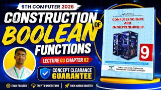 construction of boolean functions chapter 02 computer class 10 new book 2026