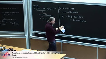 Leonid Polterovich: Persistence modules and Hamiltonian diffeomorphisms - Part 1