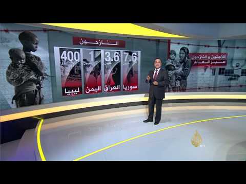 ستون مليون نازح ولاجئ بسبب النزاعات في 2014