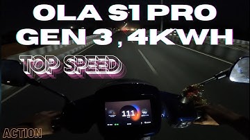 Ola s1 pro gen 3 , 4kwh top speed , eco normal sport and hyper .