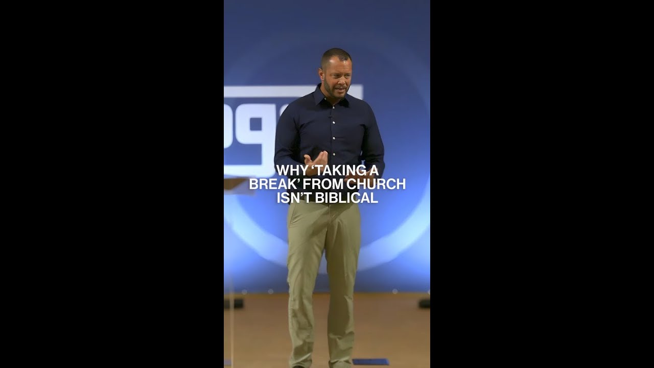 Why 'Taking A Break' From Church Isn't Biblical #church #godsfamily #churchcommunity #shorts