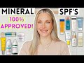 12 AMAZING MINERAL FACE SUNSCREENS | TINTED &amp; NON-TINTED FORMULAS THAT WORK UNDER MAKEUP! APPROVED✅