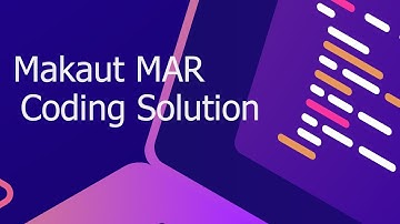 #MAKAUT MAR || Coding Solution || Special LockDown Activity #hackerrank