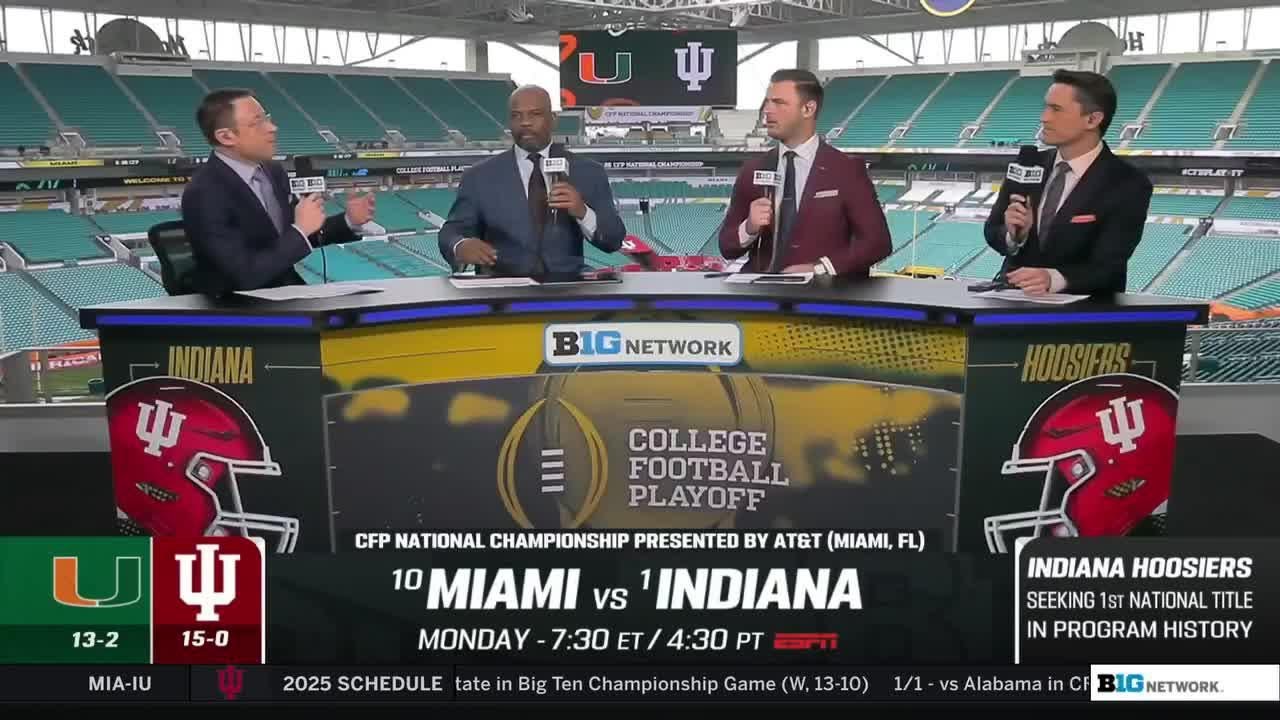 Final Preview: Indiana vs. Miami for the CFP National Championship TONIGHT
