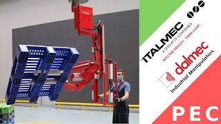Dalmec Pneumatic Manipulator for lifting and overturning of Pallets