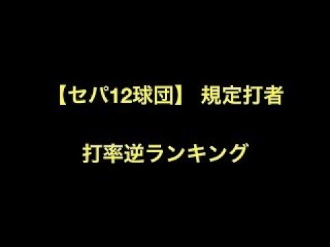 セパOPSランキングトップ10、12球団いる