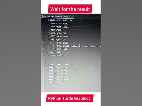 Easy python turtle graphics shorts2 - YouTube