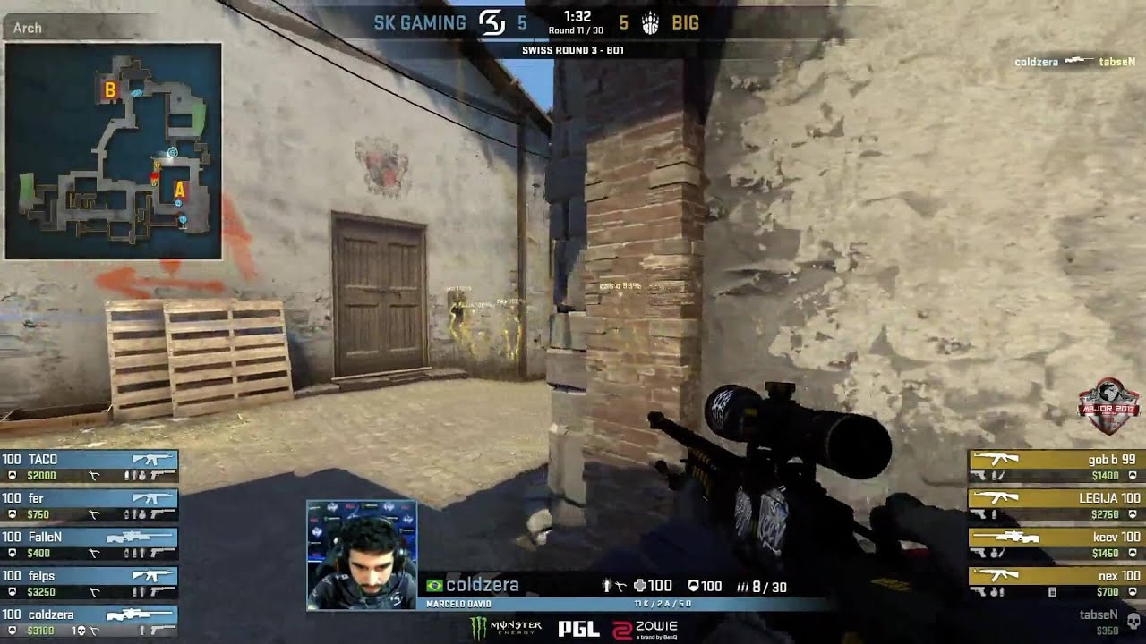 coldzera awp ace vs. BIG | PGL MAJOR KRAKOW 2017