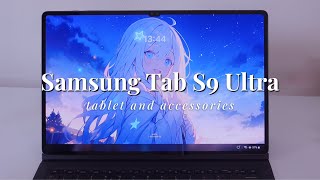 Samsung Galaxy Tab S9 Ultra 5G Unboxing | Samsung DeX, Keyboard Case, Gaming (Aesthetic)
