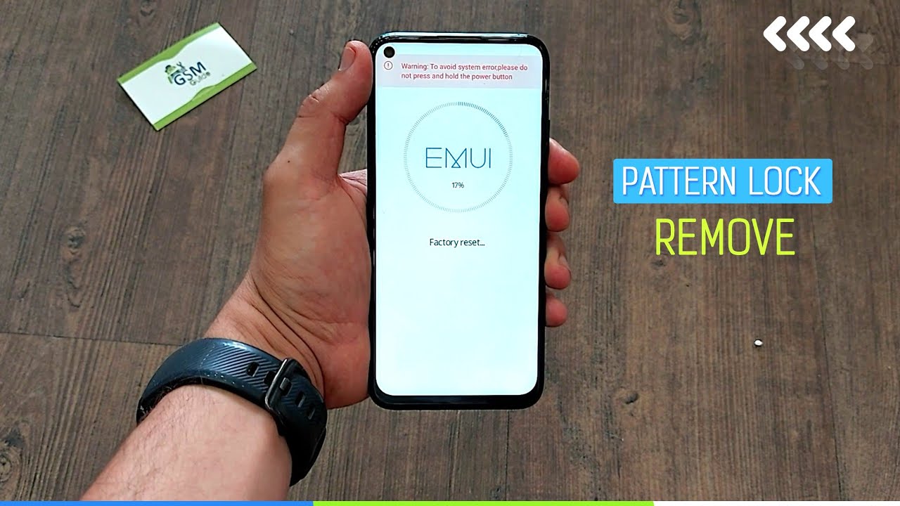 Huawei NOVA 7I Hard Reset Pattern Unlock Screen Lock Remove With