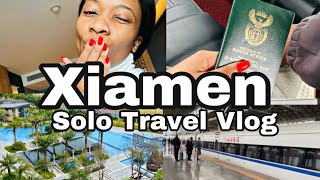 Xiamen China Solo Travel Vlog😍: Travel With Me, Room Tour and More| South African Living In China