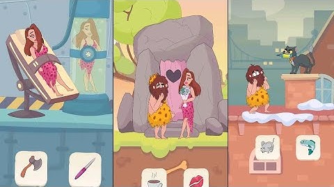 Comics Bob - Funny Caveman Adventure Game - All Levels - Android Gameplay Walkthrough