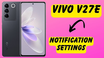 Vivo V27E Notification Settings || Notification Not Showing Problem || Notification hide and unhide